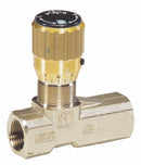 Regolatore di flusso unidirezionale da 1/4" in ottone