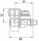 Getto M87 con antigoccia,filetto G 1/4' M