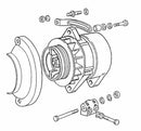 Alternatore adattabile al rif,Fiat 4808511,14V - 65A con regolatore