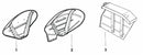 Parafango Dx adattabile al riferimento originale Massey Ferguson 1679373M92