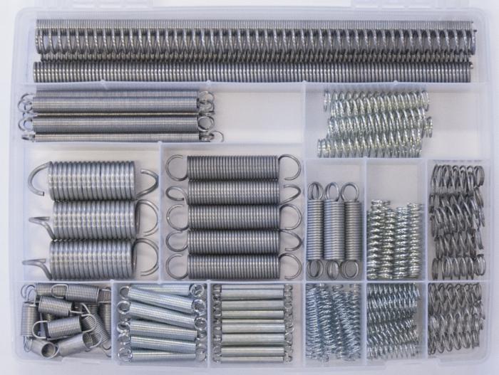 Cassetta assortimento molle trazione e compressione