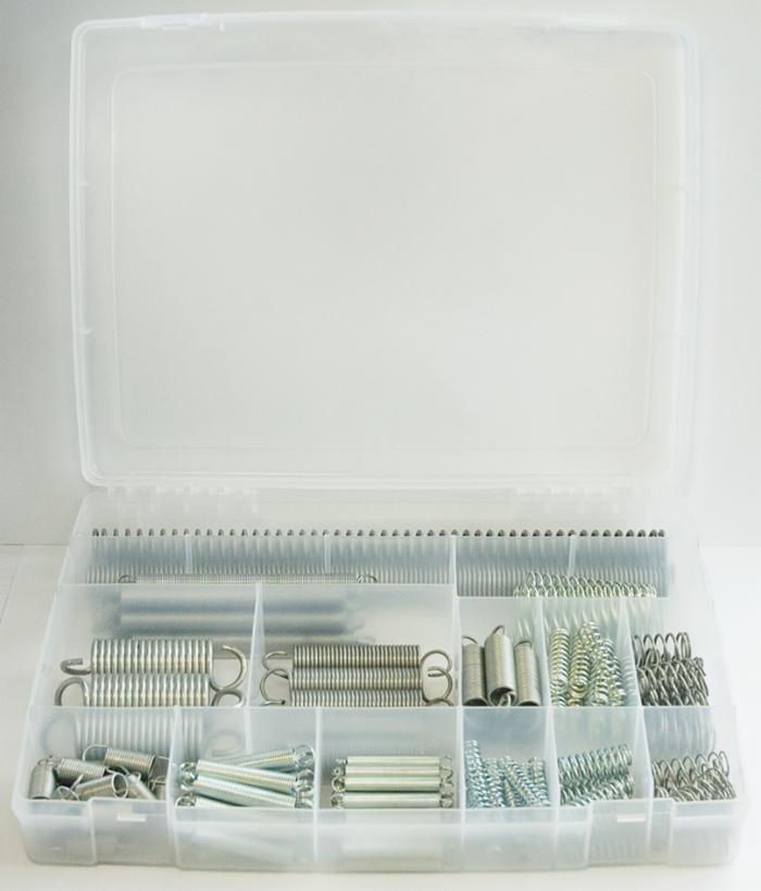 Cassetta assortimento molle trazione e compressione