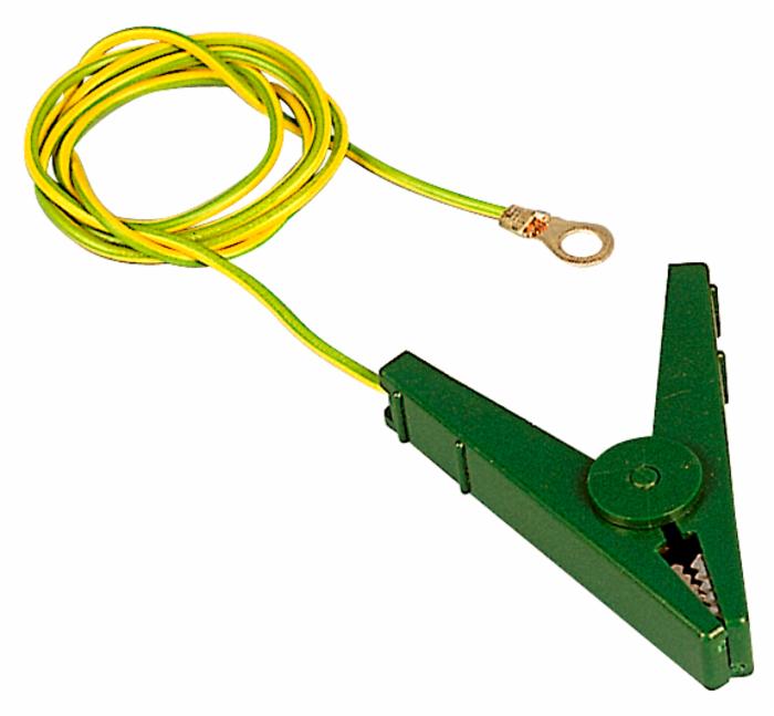 Cavetto massa a terra con morsetto 1m