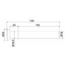 Perno per chiusura universale "dritto" ø18mm