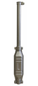 Marmitta completa con prolunga dritta attacco 45mm