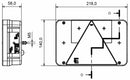 Fanale posteriore alogeno dx 220x140mm 6 funzioni luminose