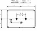 Fanale posteriore alogeno sx 220x140mm