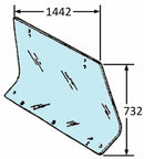 Cristallo posteriore adattabile al riferimento originale Fiat 5129357 per cabina CS 13,17,19,22,23,Confort larga,