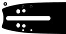 Barra Ama 20" con spessore,058"-1,5 mm 72 maglie
