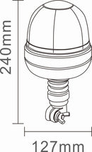 Lampeggiante Gea base baoinetta 16 LED 12-24V