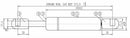 Molla a Gas Stabilus 373,5mm 100 N Deutz-Fahr, Fendt 001094850