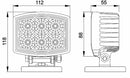 Faro da lavoro 6 LED ad ampio raggio Flood freddo 18W IP67