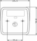 Fanale posteriore dx LED  106,5x98x35mm