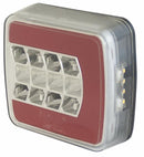Fanale posteriore sx 25 LED 12-24V 106,5x98,8x35mm