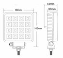 Faro da lavoro 30 LED ad ampio raggio 13,2W IP67