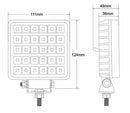 Faro da lavoro 30 LED ad ampio raggio 26,3W IP67