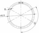 Lampeggiante a 8 LED Mini 12-24V base magnetica o ventosa