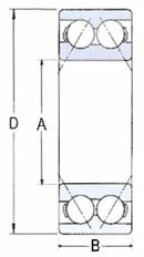 Cuscinetto adattabile a 3202