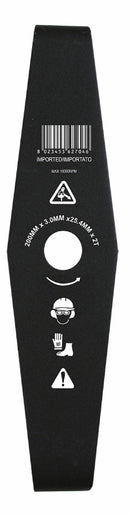 Disco decespugliatore per arbusti a 2 denti 200mm