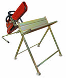Cavalletto in acciaio richiudibile per motosega