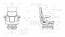 Sedile Activo Plus con sospensione meccanica