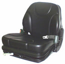 Sedile Fully in sky nero con molleggio meccanico integrato e microswitch 582x530x490mm