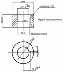 Volante diametro 360mm con cono Danfoss 1