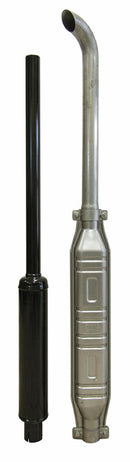 Marmitta completa con prolunga curva attacco 65mm