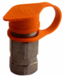 Tappo Parapolvere Faster Rosso Faccia Piana Maschio M3/4" confezione da 2 pezzi