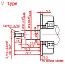 Motore A 4 Tempi Ohv 196Cc,6,5Hp