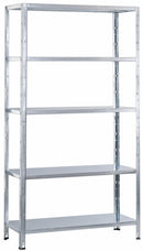 Scaffale metallico a incastro in kit L100xH188xP40