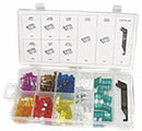 Assortimento fusibili bilama da 96 pezzi