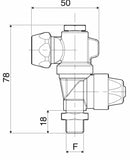 Getto atomizzatore Arag singolo con ugello 40bar confezione da 5 pezzi