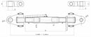 Terzo punto cat. IV M48x3 con attacchi snodati lunghezza 615-775mm