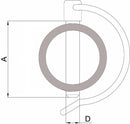 Spina per tubazioni ø10x60mm confezione da 30 pezzi