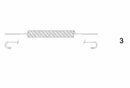 Distanziale a molla cat. II lunghezza 500-720mm leggero
