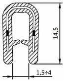 Guarnizione coprilamiera fino a 4mm (5 mt)