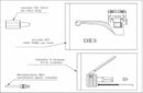Kit dispositivo sicurezza più leva inferiore per motori benzina