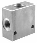 Corpo in alluminio per valvole elettriche a 3 vie cavità 3/4"