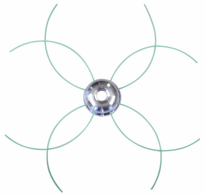 Testina a caricamento facilitato universale in alluminio "Apollo"