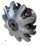 Disco spollonatore e reciprocatore universale di ricambio per decespugliatore Ø esterno 100mm e 16 denti