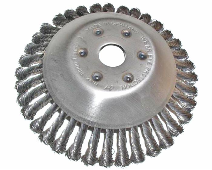 Testina universale a spazzole per decespugliatore Ø175mm