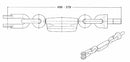 Catena imbrigliamento 1+1 adattabile Fiat 87724774