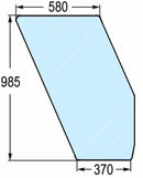 Vetro per portiera Dx adattabile al riferimento originale Fiat 5117683