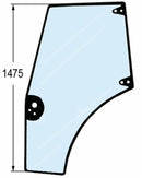 Vetro per portiera adattabile al riferimento originale CNH 87620234
