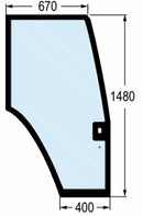 Vetro per portiera adattabile al riferimento originale CNH 82000367