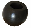 Rotula per ganci inferiori Ø 56x45mm con foro Ø 28mm Black Line confezione da 2 pezzi