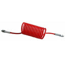 Tubo spiralato rosso con raccordi M1,6x1,5mm - M22x1,5mm