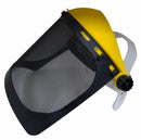 Visiera maggiorata regolabile in rete metallica confezione da 5 pezzi