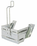 Supporto zincato per cuneo fermaruota raggio 360mm